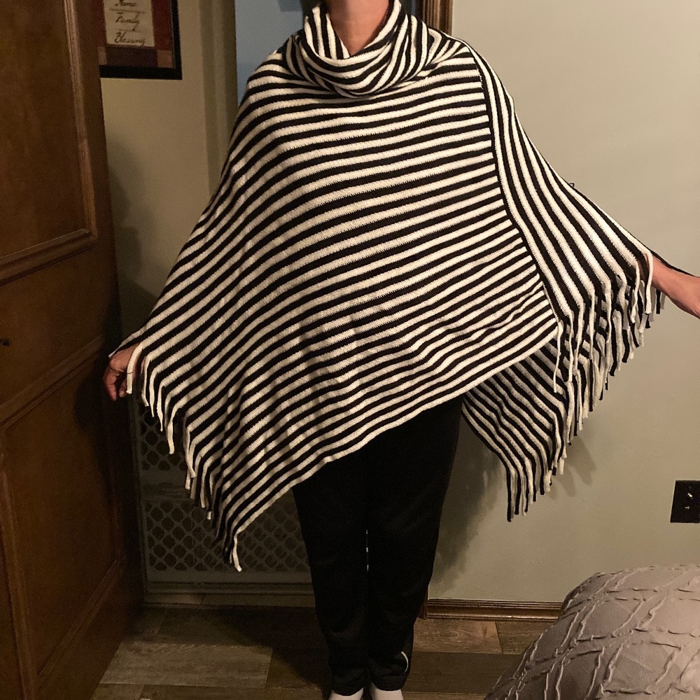 Sweater  Poncho  Asymmetrical